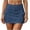 Blue, variant on Tqcoqu Women’s High Waist Double Button Cargo Mini Skirt, Solid Color A Line Denim Skirt with Flap Pockets,Women's,Size S-XL