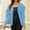 Blue, variant on Turilly Women's Coats and Jackets Women's Winter Casual Solid Knit Long Sleeve Button Puff Sleeve Top