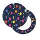 thumbnail image 2 of Balery Colored Balloons Fundas de asiento para taburete de bar redondo de tela de terciopelo ajustables que protegen de arañazos y manchas para sillas de 14 a 17 pulgadas.-12 inch, 2 of 7