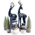 thumbnail image 6 of Blue & Gold Deer Christmas Decoration, 6 of 6