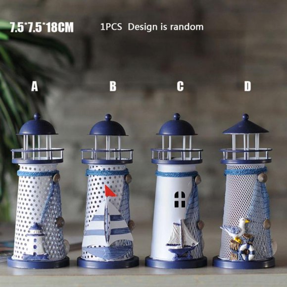 Big Clearance! Nautical Lighthouse Nautical Lighthouse Decorations Rustic Ocean Sea Beach Themed Lighthouse Decoration
