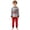 Watermelon Red, variant on Gubotare Boys Pajamas 100% Cotton Toddler Clothes Set Planet Dinosaur Long Sleeve Sleepwear 2 Piece Kids Pjs Size 3-10 Years (Watermelon Red, 6-7 Years)