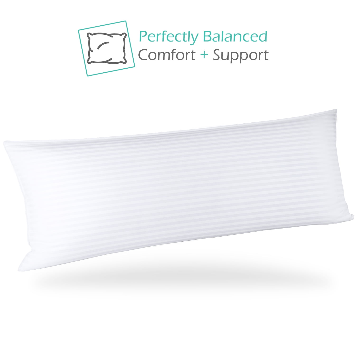 Clara Clark Boddy Pillow, Pillows for Bed, Bed Pillow 20" x 54"
