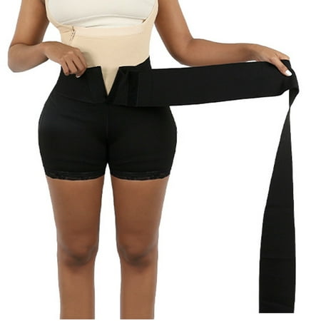 

Lovskoo Firm Tummy Compression Bodysuit Shaper with Butt Lifter Waist Lifting Hip Pants Yoga Sports Pants Waist Closing Female Postpartum Abdomen Closing Pants Black