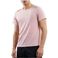 thumbnail image 2 of Gamivast Mens Athletic Shirts & Tees Lightweight Mesh Knit Crew Neck Short Sleeve Gym Shirts Breathable Workout Shirts Solid Shoulder Detail Running, 2 of 5