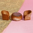 thumbnail image 5 of XDDST Set Of 3 Woven Chair Dollhouse Furniture Woven Table Chair Model Set Miniature Dollhouse Accessories, 5 of 7