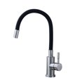 thumbnail image 1 of Grifo de cocina de acero inoxidable con manguera flexible 1 modo de chorro de agua ahorro de agua, 1 of 7