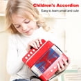 thumbnail image 4 of Accordion Instrument 7 Keys 2 Bass Small Accordion Educational Musical Instrument Christmas Gift Choice, 4 of 6