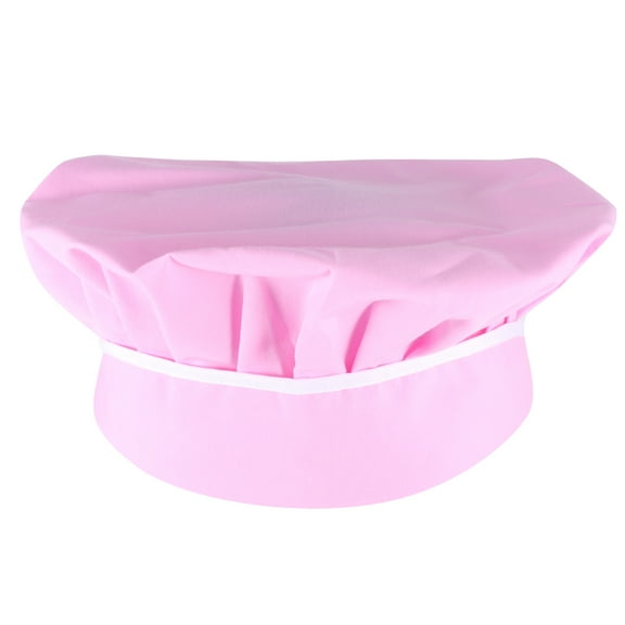 FRCOLOR 1Pcs Chef Hats for Women Adjustable Cotton Pink Comfortable Working Hat for Catering
