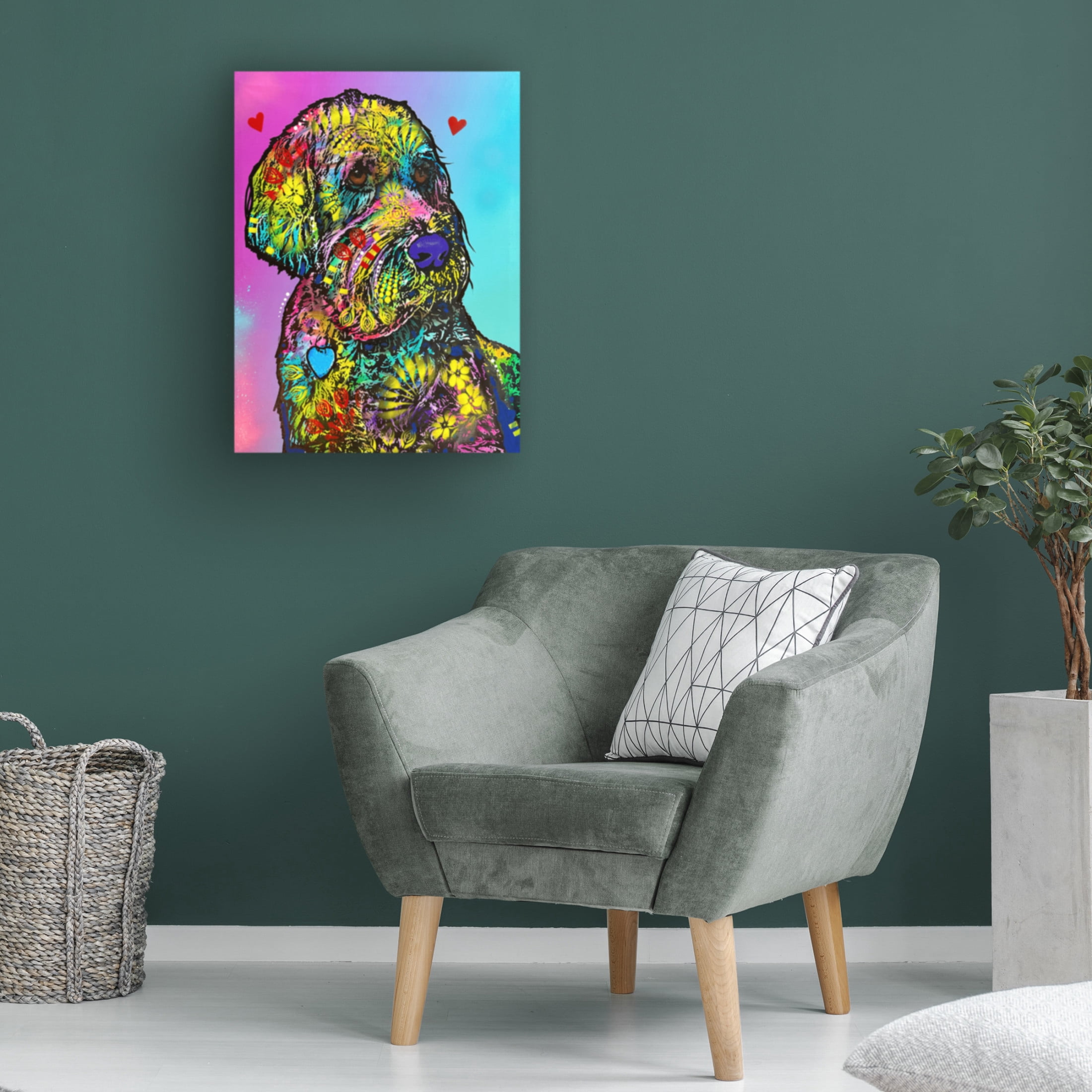 Canvas Wall Art - Dean Russo- Exclusive 'Dapper' Wall Art for Living Room, Bedroom, or Office Décor by Trademark Fine Art - 18 x 24 Inches