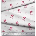 thumbnail image 2 of Soimoi Poly Georgette Fabric Leaves & Floral Artistic Decor Fabric Printed Yard 42 Inch Wide, 2 of 5