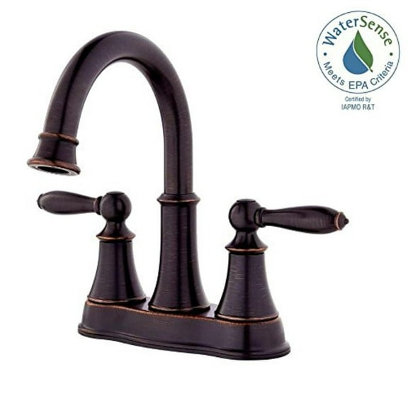 Pfister Lf-048-Co Courant 1.2 GPM Centerset Bathroom Faucet - Bronze