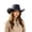 Z74-Black, variant on Mens Black Western Cowboy Hat, Classic Wide Brim Soft Shapeable Headwear with Decorative Belt Band, Sun Protection Casual Hat for Outdoor Work and Daily Street Wear