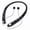 Black, variant on Neckband Bluetooth Headphone, Retractable Headphones with Bluetooth, Stereo Noise Cancelling Earphones,Neckband Bluetooth Earphones for Office Meetings and Daily Commuting