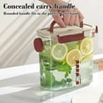 thumbnail image 5 of OEFNTAC 2L Beverage Dispenser Pitcher with Spigot Cold Brew Iced Tea Fruit Infuser Water Jug for Refrigerator, 5 of 6