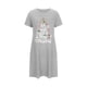 thumbnail image 2 of Camisón corto de talla grande para mujer, camisón de manga corta con estampado de pecho a la moda, camisón para mujer, 2 of 5