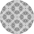 thumbnail image 1 of Ahgly Company Machine Washable Indoor Square Transitional Gunmetal Gray Area Rugs, 3' Square, 1 of 7
