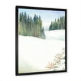 thumbnail image 2 of Designart 'Pine Forest In Snowy Winter Mountains' Traditional Framed Art Print, 2 of 4