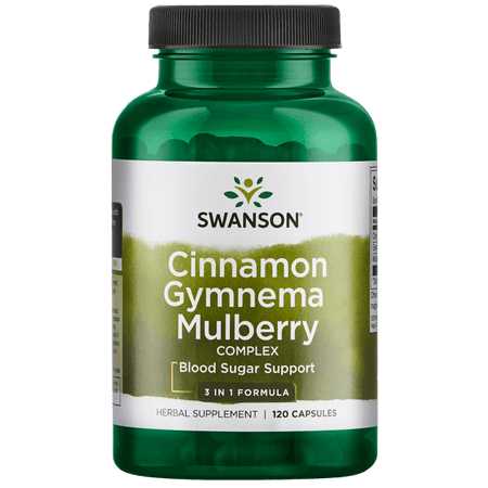 Swanson Cinnamon Gymnema Mulberry Complex 120