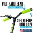 thumbnail image 4 of Large Kick Scooter for Adults & Teens – 12" Spoked Air Tires, 300lbs, Tall Bars, Wide Deck, Kickstand – Madd Gear Metro Glide 300, 4 of 10