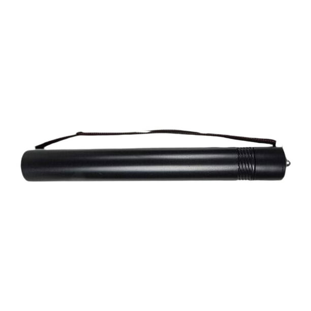 Tubo expandible para almacenar carteles, arte, tubo telescópico portátil con correa para el hombro, tubo para almacenar documentos, pergaminos, planos