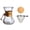 20 fl oz, variant on Pour Over Coffee Maker 27 fl oz Wood Sleeve Drip Set