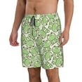 thumbnail image 2 of Naloa Cute Frog Men's Beach Shorts, Surfing shorts, Swim trunks, Quick Dry Swim Trunks for Surfing Beach Fun - Medium, 2 of 9