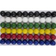 thumbnail image 4 of 60 LARGE 1" (25mm) Replacement Chinese Checker Board Game Solid GLASS MARBLES, 4 of 6