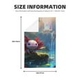 thumbnail image 2 of Sikiie Pond Cute Axolotl Waffle Weave Kitchen Dish Cloth,Super Absorbent Kitchen Dish Towels 16*26 Inches for Dish Rags Washing Dishes, Drying Dishes, 2 of 7