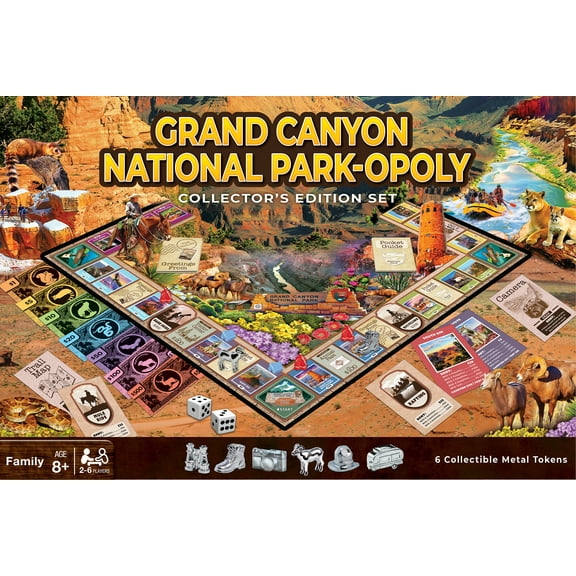 MasterPieces Opoly Family Board Games - Grand Canyon National Park Opoly
