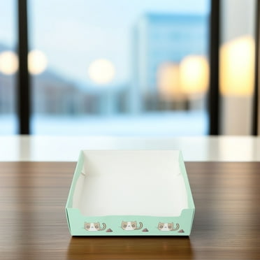 GOOHOCHY Foldable Travel Litter Box Portable Cat Litter Box Disposable Litter Box Trays for Small Pets Animals Indoor and Outdoor Use