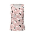 thumbnail image 3 of Picia Panda Flying in the Sky (2) Pattern Women's Workout Tank Top,Breathable Activewear,Slim Fit Athletic Top,Versatile Workout Moisture-wicking top-XX-Large, 3 of 9