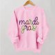 thumbnail image 3 of Mujeres de Manga Larga Tops Navidad Informal Impreso Cuello Tripulado Sudadera Invierno Acogedor, Mujeres de Manga Larga Navidad Tops, 3 of 6