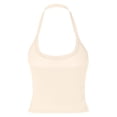 thumbnail image 5 of RMGVDSD Halter Tank Tops For Women Summer Camisole V Neck Slim Fit Ribbed Tank Top Sleeveless Casual Basic Shirts Solid Color Tops Stylish Blouses, 5 of 5