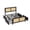 black, variant on Boho Rattan Bed Frame with 7-Color LED Headboard – Cane Platform, 4 Large Storage Drawers, Strong Metal Slats, Noise-Free, No Box Renewal Needed, Easy Assembly – Black, Full