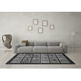 thumbnail image 3 of Ahgly Company Indoor Rectangle Abstract Gray Modern Area Rugs, 8' x 10', 3 of 4