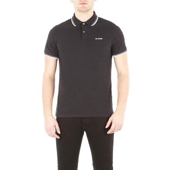 Ben Sherman - Block Front Romford Mens Polo Shirt Black LG