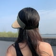 thumbnail image 3 of Adjustable Sun Visor Hats Women Large Brim Summer UV Protection Beach Cap, 3 of 7