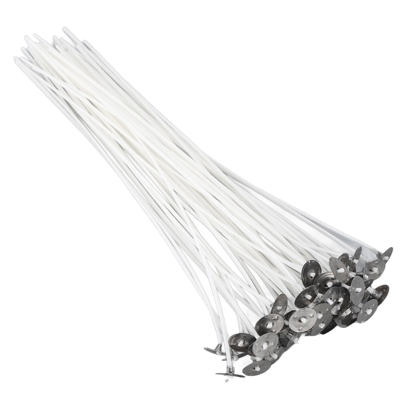 Candle Wick, 20cm Candle Core Kit Metal?Sustainer?Tab For Candle DIY