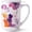 Anemone, variant on Porcelain Tea Mug with Infuser and Lids, 18 Oz Large Cup Strainer with Bag Holder for Loose Leaf Tea, Steeping Coffee Mug for House-warming Wedding Birthday Gift