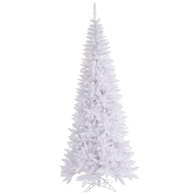 Vickerman K160180 9 ft. x 46 in. White Slim Fir Christmas Tree with 1798 Tips