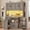 Grey, variant on 47.3" Wide Kitchen Pantry Cabinet with Charging Station and LED Light, Kitchen Storage Cabinet with Storage Cart 3 Tier for Dining Room