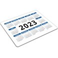 thumbnail image 2 of Blue Calendar 2023 Year Mouse Pad, Square Waterproof Mouse Pad Non-Slip Rubber Base MousePads for Office Laptop, 9.5"x7.9"x0.12" Inch, 2 of 7