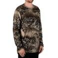 thumbnail image 2 of Realtree Men's Long Sleeve Camouflage Hunting Performance Shirt, Realtree Excape, 3XL, 2 of 5