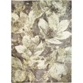 thumbnail image 1 of Homefires PMF-AH001C 3 x 5 ft. Magnolias In Bloom Indoor Area Rug, Gray, 1 of 1