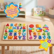 Spark Create Imagine Wooden Shape and Number Puzzle, Baby and Toddler Toys