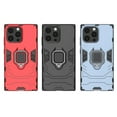 thumbnail image 6 of Heavy Duty Case For iPhone 16 Pro Armor Phone Case with Metal Ring Hidden Kickstand, Military Grade Shockproof Rugged Protective Cover for For iPhone 16 Pro,Navy, 6 of 8
