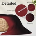 thumbnail image 3 of Black Red Ombre Body Pillow Covers 20"x60", Modern Abstract Art Gradient Soft Brushed Microfiber Breathable Throw Pillow Covers, Decorative Pillowcase with Zipper for Couch Sofa Bedroom Living Room, 3 of 9