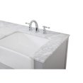 thumbnail image 6 of Elegant Decor Franklin 60" Aluminum MDF Double Bathroom Vanity in Gray, 6 of 15