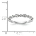 thumbnail image 7 of 14K White Gold Ring Band Wedding Diamond Round, 7 of 7
